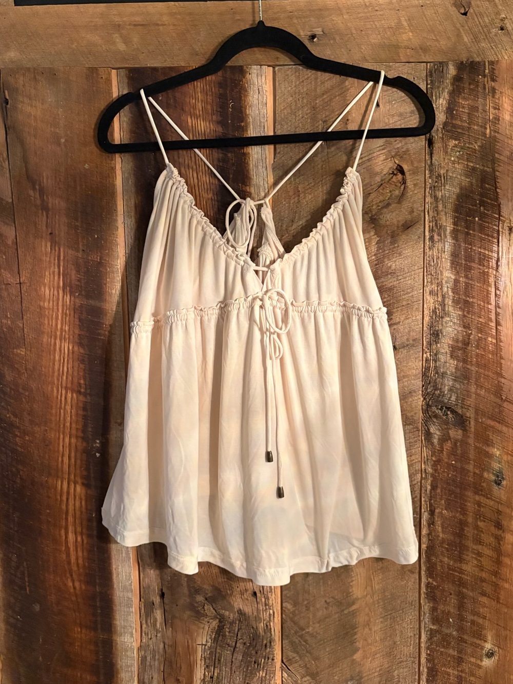 Free People Spaghetti Strap Babydoll Tank Top